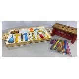 Playskool Workbench & Fisher Price Medical Kit