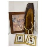 Handmade Walnut & Deer Antler Candle Holder