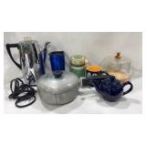 Wagner Ware Aluminum Skillet, Percolator