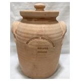 Shafer made Reproduction crock with lid