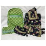 Vera Bradley Backpacks w/ matching wallets