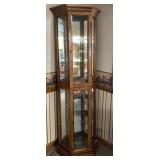 Corner lighted Display Cabinet