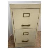 Tower Two-Drawer File Cabinet