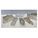Clear Glass Vehicles, Boats & Trains
