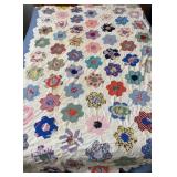 Unfinished Grannyï¿½s Garden Quilt