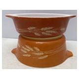 Vtg Pyrex 471b & 472b Bakeware