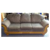 3-Cushion Sofa & Pillows