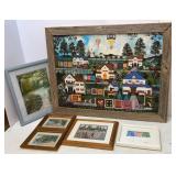 Framed Quilt Puzzle & Other Prints