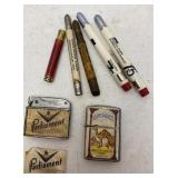 Vtg Bullet Pencils & Lighters