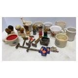 Vtg Shaving Mugs, Soap & Razors