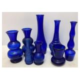 Cobalt Blue Glass Vases
