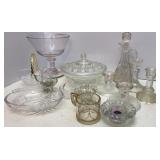 Lavender Tint Glass Pieces