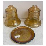 Liberty Bell Cookie Jars & Plate