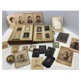 Antique Photo Album w/Tin-Type & other Photo