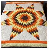 Handmade Texas Star Quilt