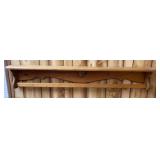 Quilt Rack with Shelf Display