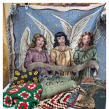 Angel Woven & Crocheted Throws