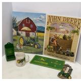 John Deere Metal Signage, Thermometer