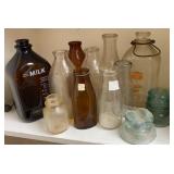 Antique Milk Bottles & Insulators