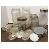 Antique Fruit Jars, Lids & Planters Peanut jar
