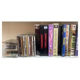 DVDs, VHS, CDs & cassettes