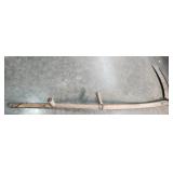 Weed Scythe, 2 handles, antique