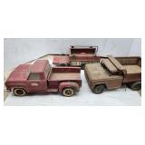Pressed Metal Toy Trucks & Trailer