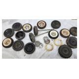Tires / wheels from toys,  Structo,