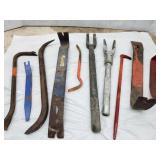 Pry Bars, (10),  various styles