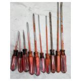 Screwdrivers, (10),