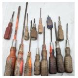 Wood Handled Screwdrivers, various sizes