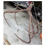 Barn Hay Trolley  & Forks - antique