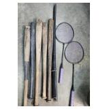 Bats, badminton rackets, Jian Sword - wood
