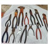 Pliers, fencing, needle nose