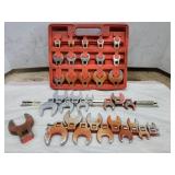 Crows Foot Wrench sets, one is Craftsman