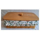 2000 Longaberger Vanity Basket w/Wood Lid