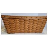 Longaberger Laundry Basket w/Plastic Protector