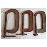 3 C-Clamps, Stearn