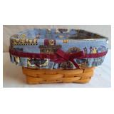 1997 Longaberger Square Basket w/Noah