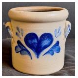2003 Rowe Pottery Works Salt Glazed Crock