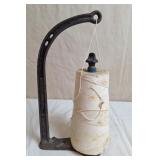 Sensible Cast Iron Mercantile String Holder,