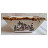 Square Snow Valley Dish