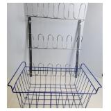 Door Mounted Shoe Rack & Wire Basket