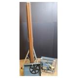 Bell & Howell Autoload Movie Projector & Screen