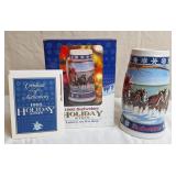 1995 Budweiser Holiday Stein