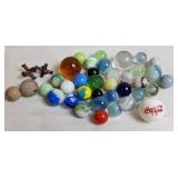 Marbles, Coca-Cola Shooter Marble, Clay Marbles