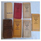 Advertising Pocket Note Pads, Antique