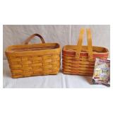 2 Longaberger Baskets