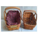 Longaberger Yuletide Traditions Basket & Small