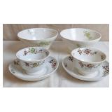 2 Antique China Bowls From Milroy, Indiana Hotel